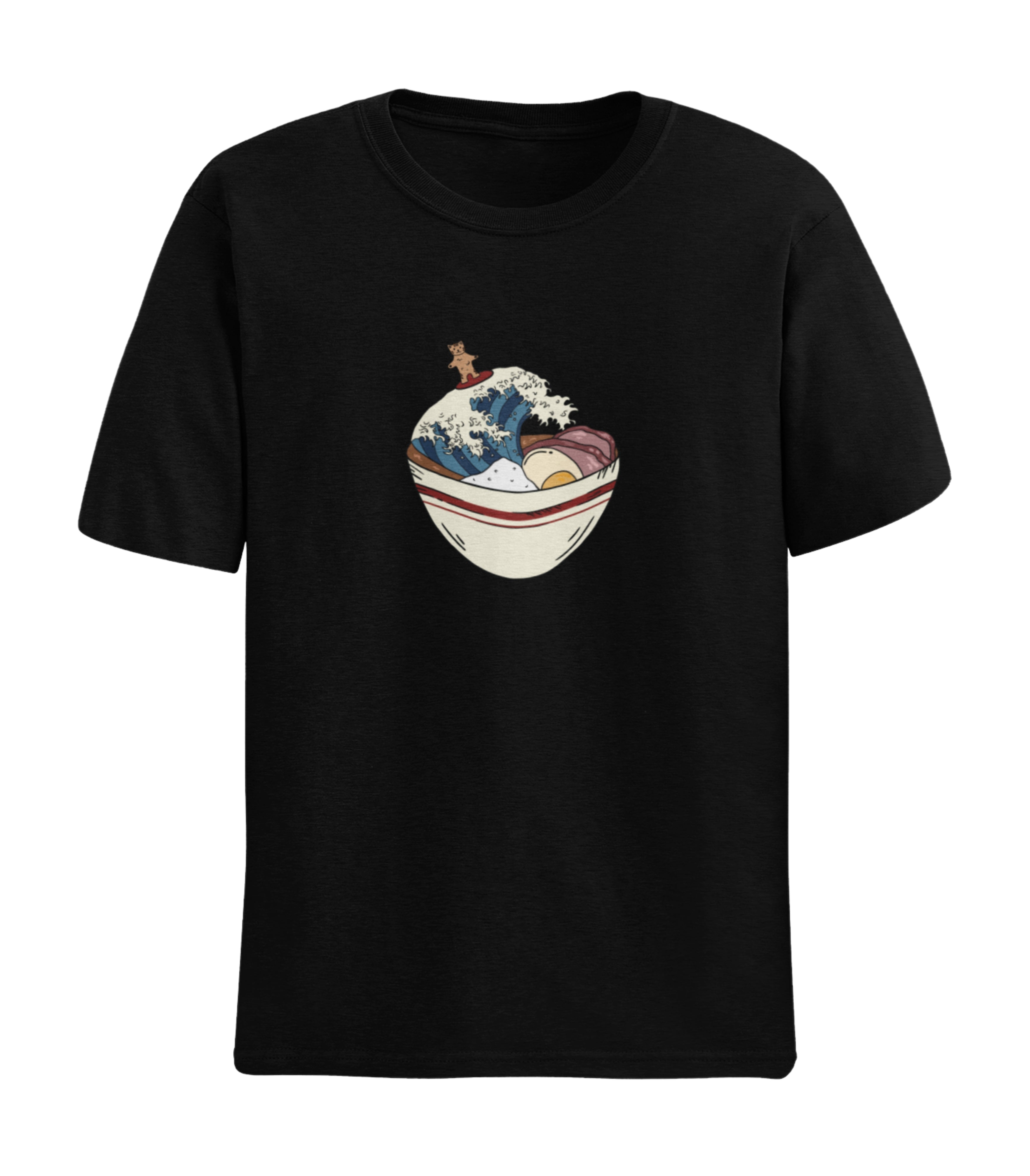 Cat Great Wave T-Shirt