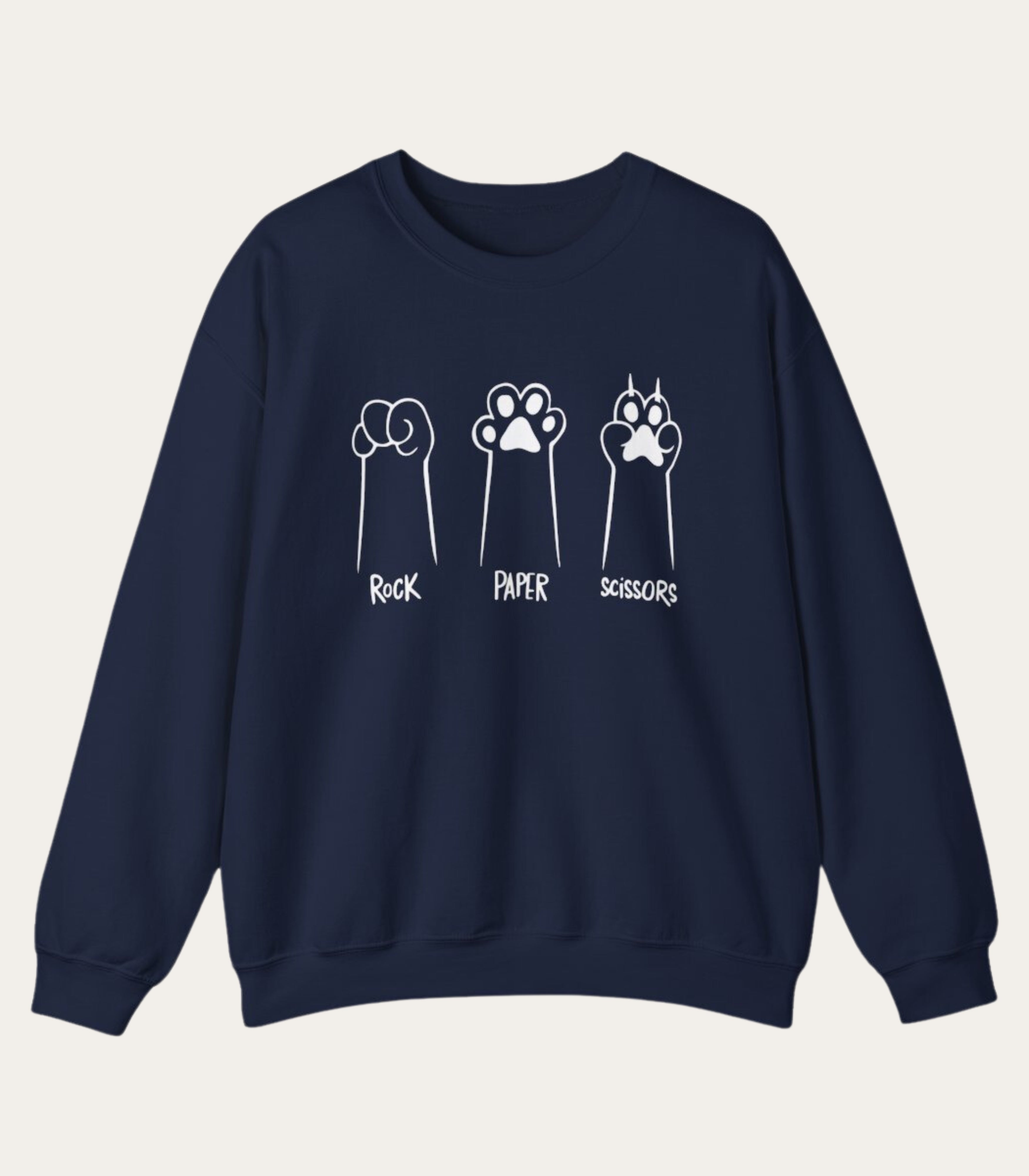 Cat Paws Mono Sweatshirt
