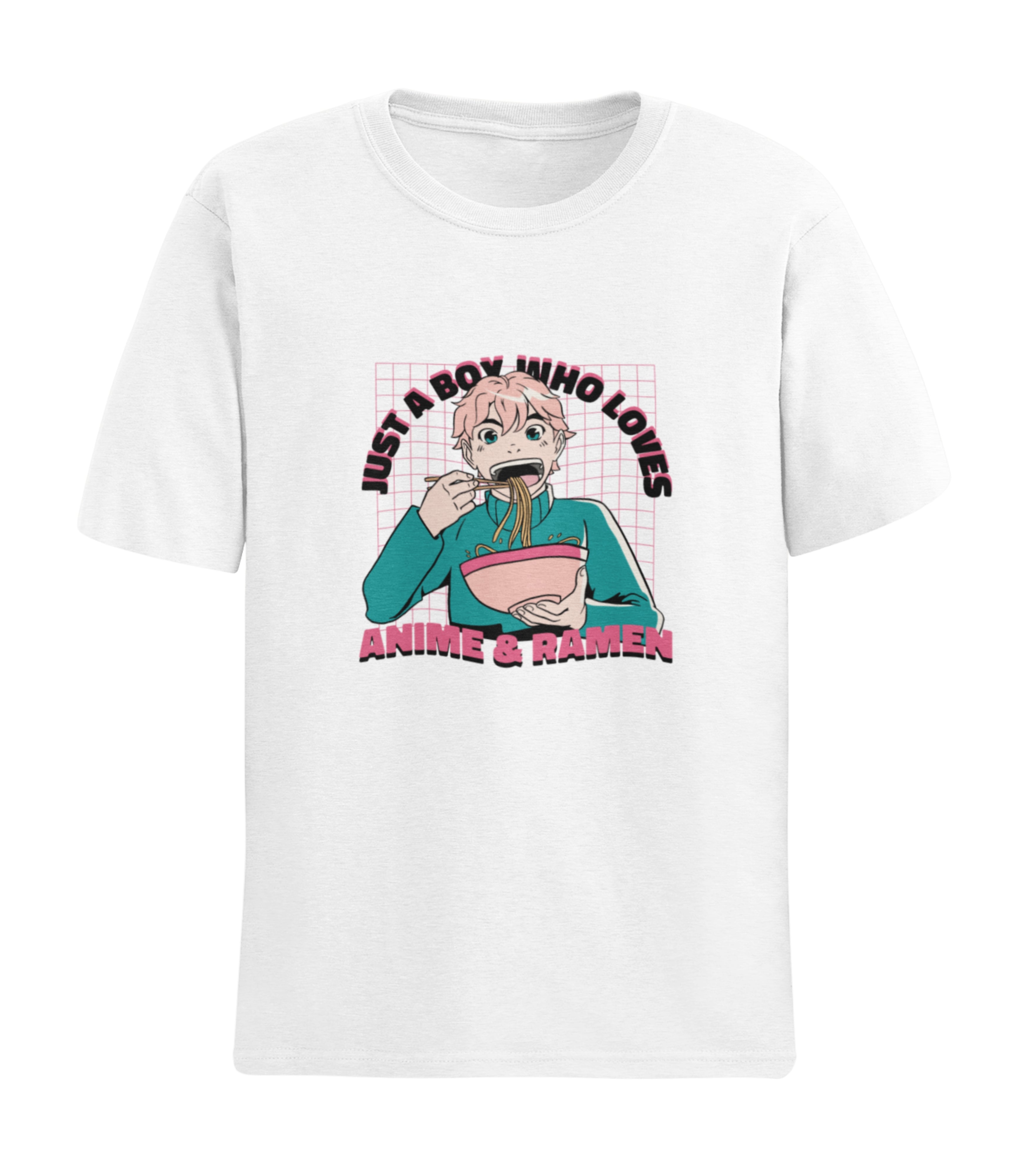 Just A Boy Who loves Anime And Ramen T-Shirt