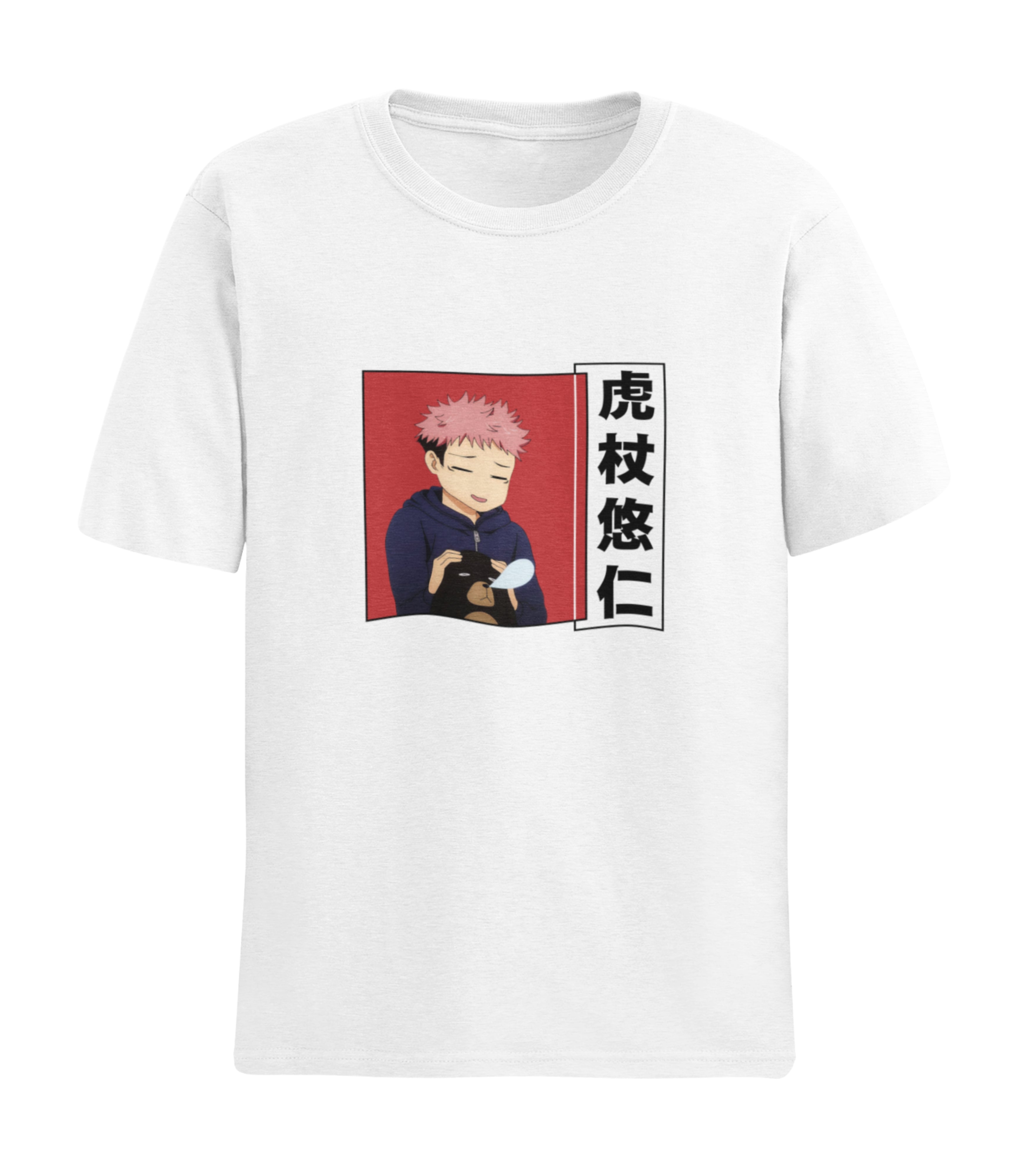 Yuuji with Tsukamoto Bear T-Shirt