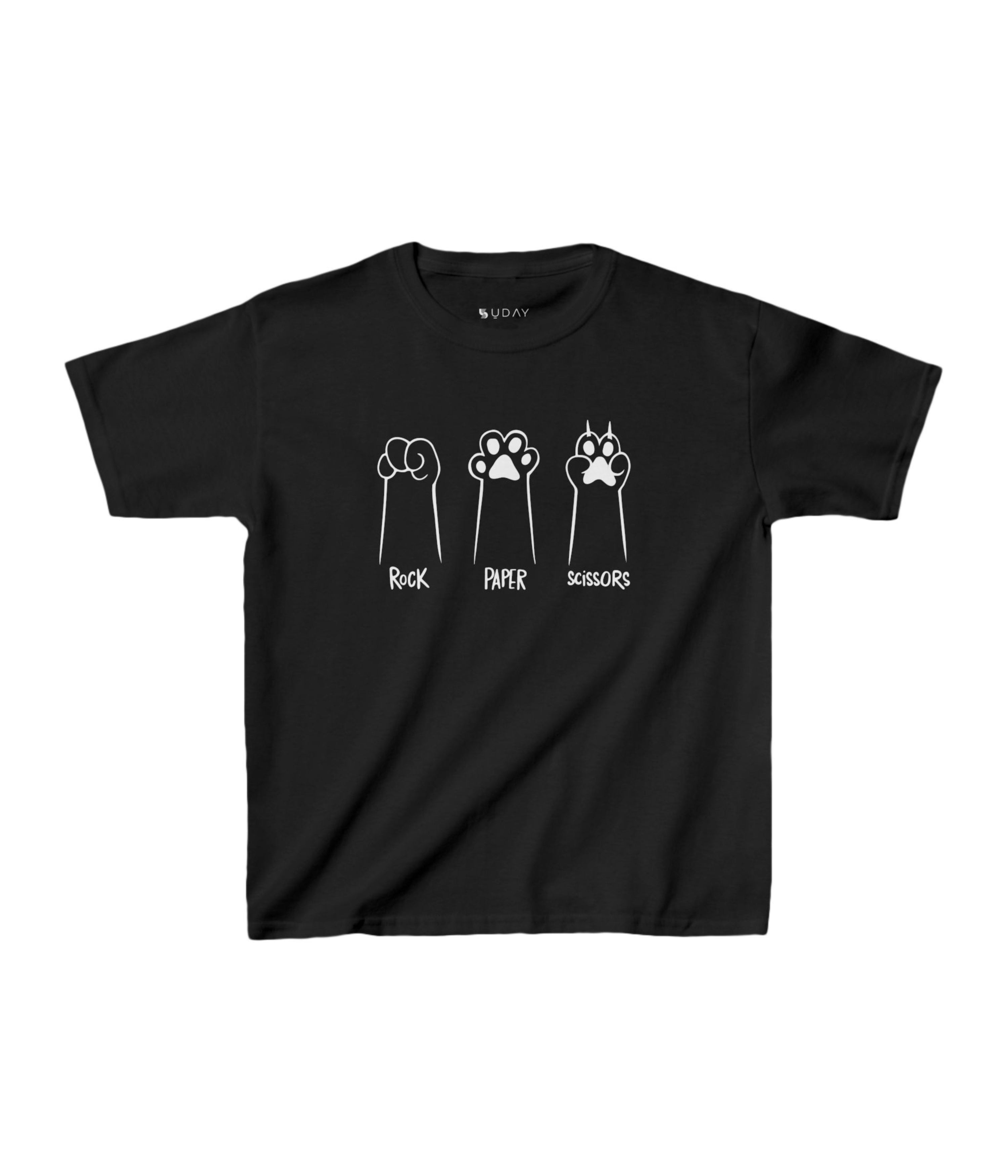 Cat Paws Mono Kids Tee