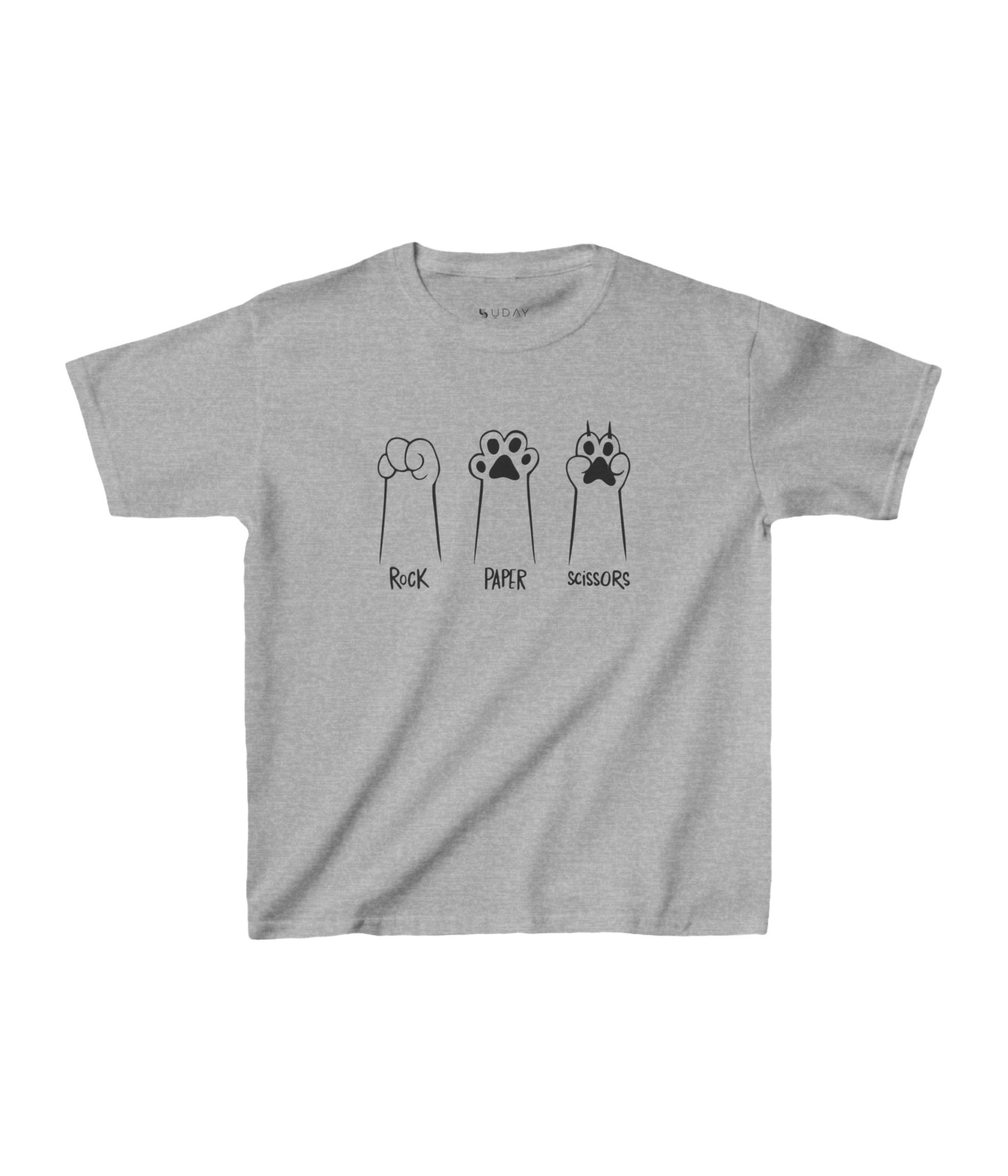 Cat Paws Mono Kids Tee
