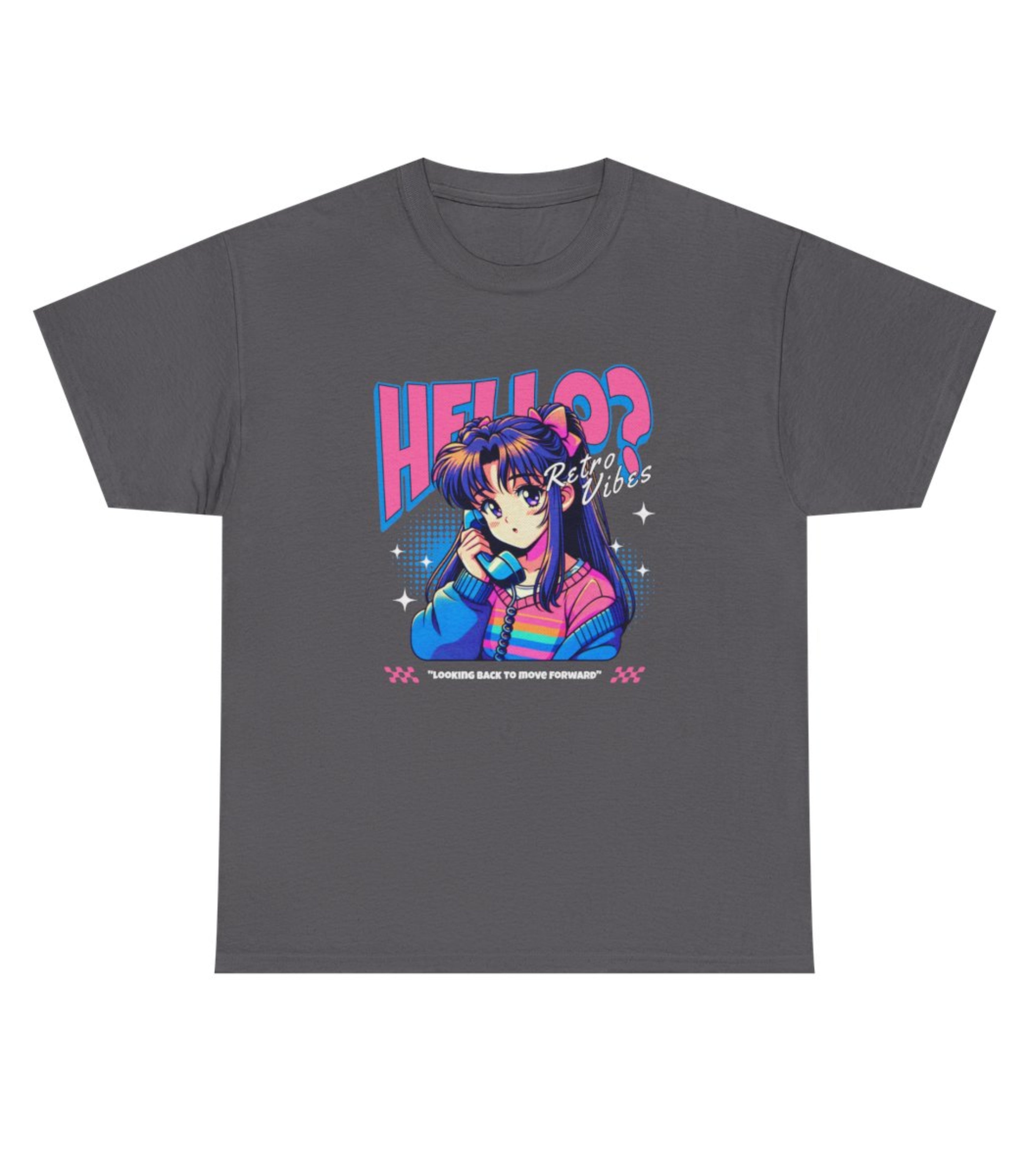Hello? Retro Vibes Anime T-Shirt