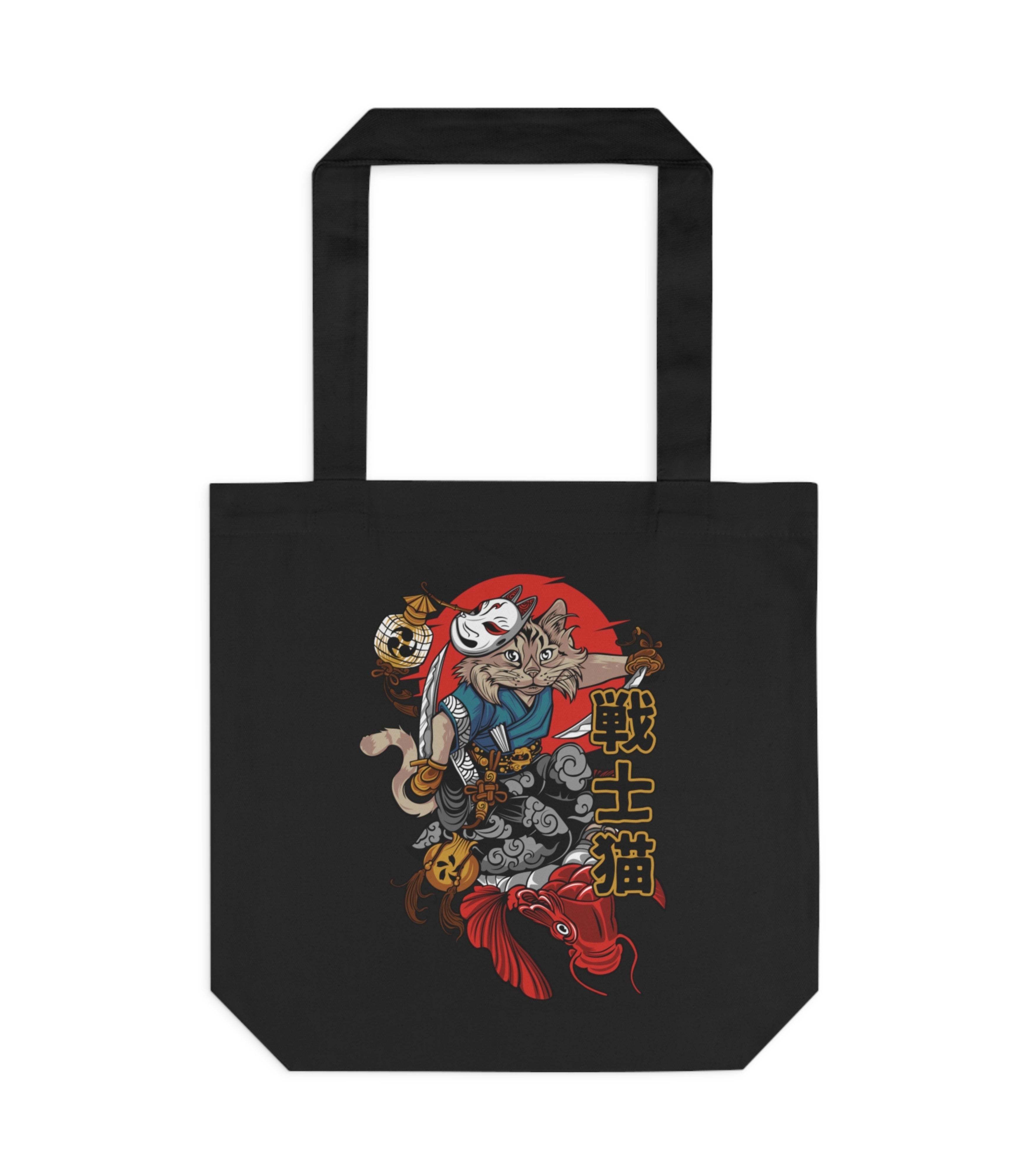 Samur-Neko Warrior Tote Bag