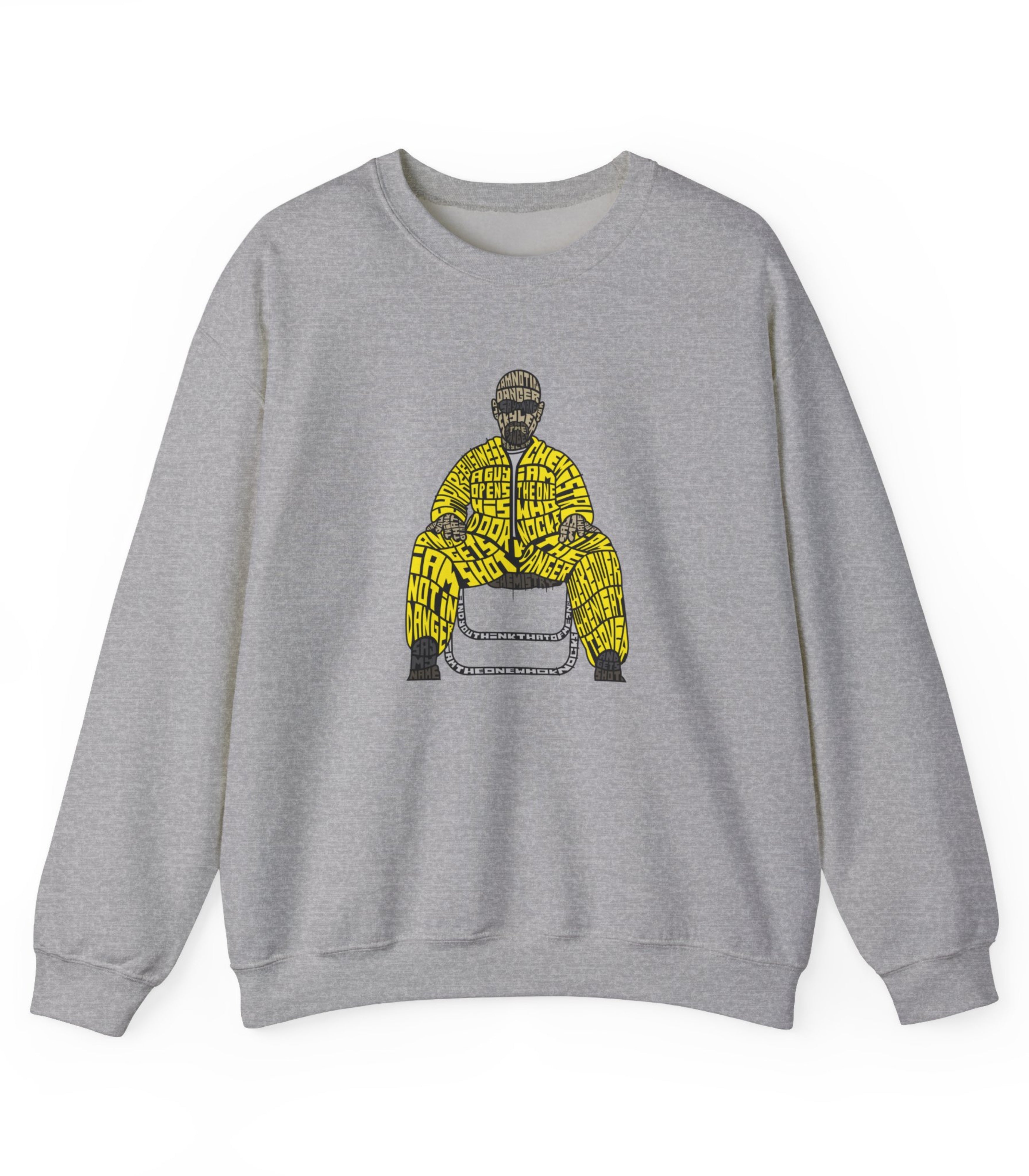 I Am The Danger Breaking Bad Typography Sweatshirt