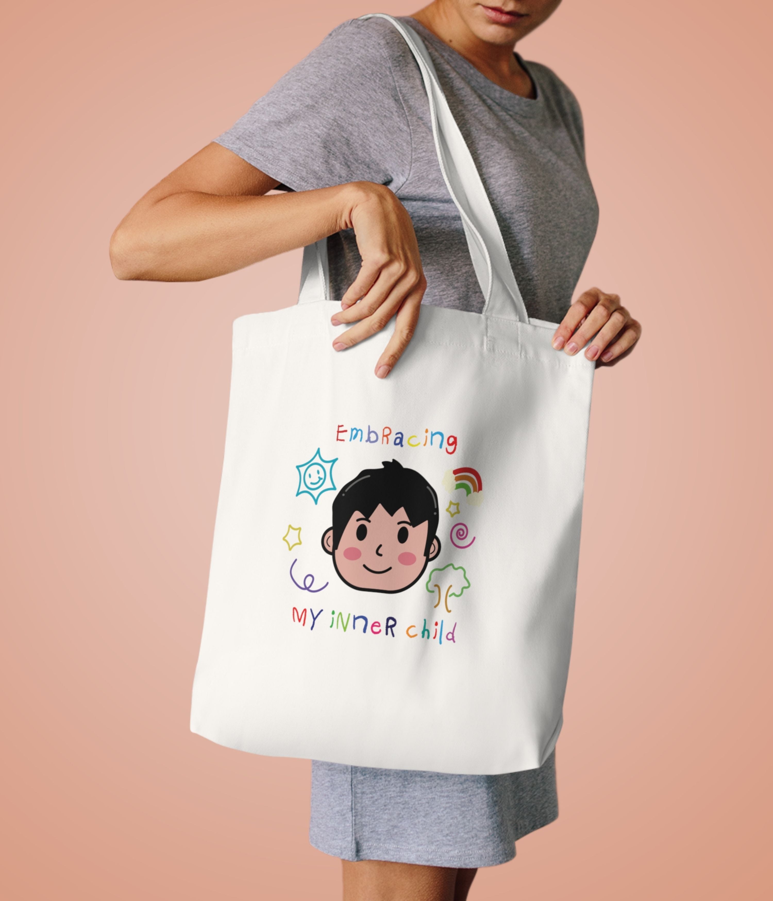 Embracing My Inner Child Tote Bag