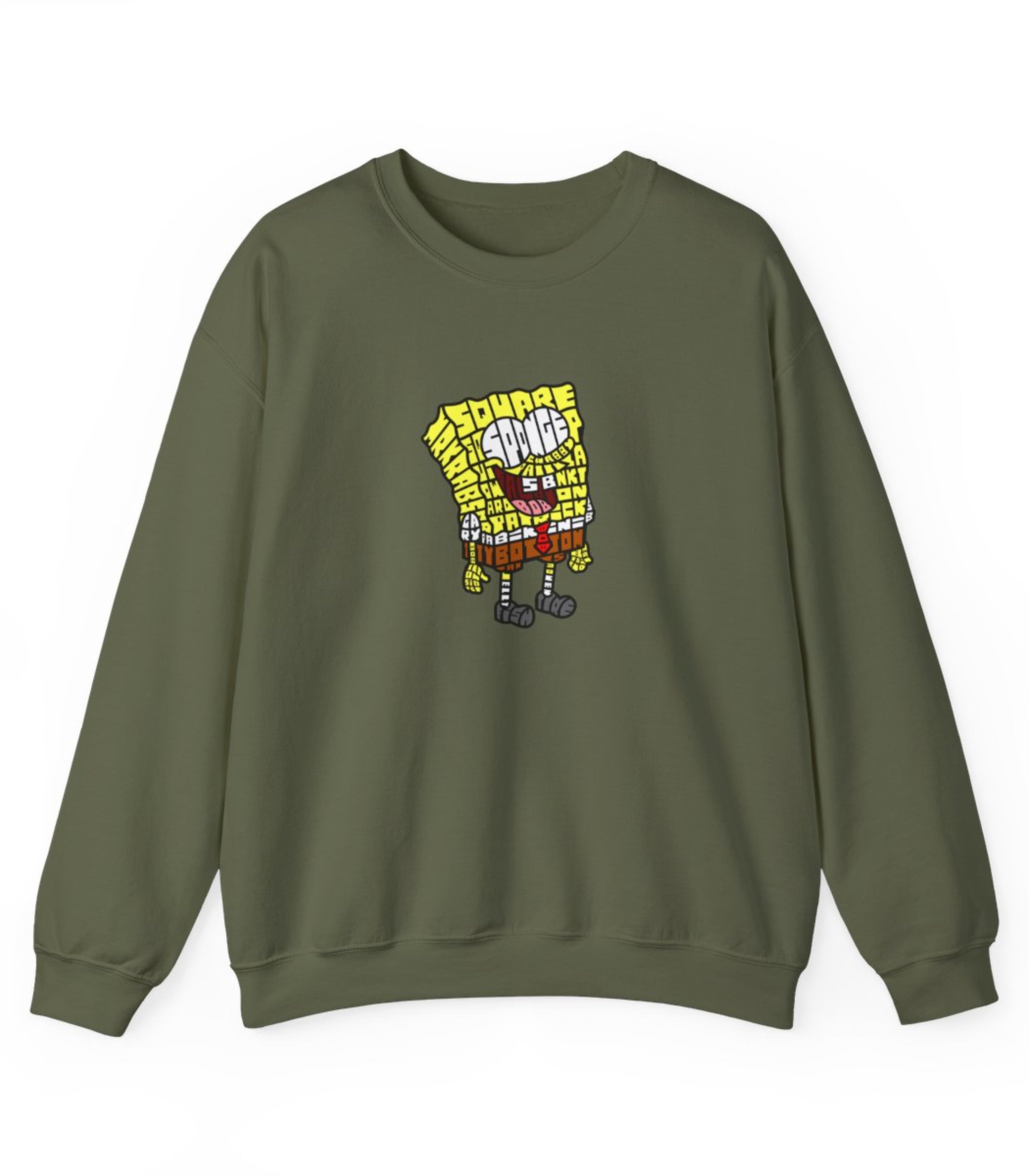 SpongeBob Typography Sweatshirt