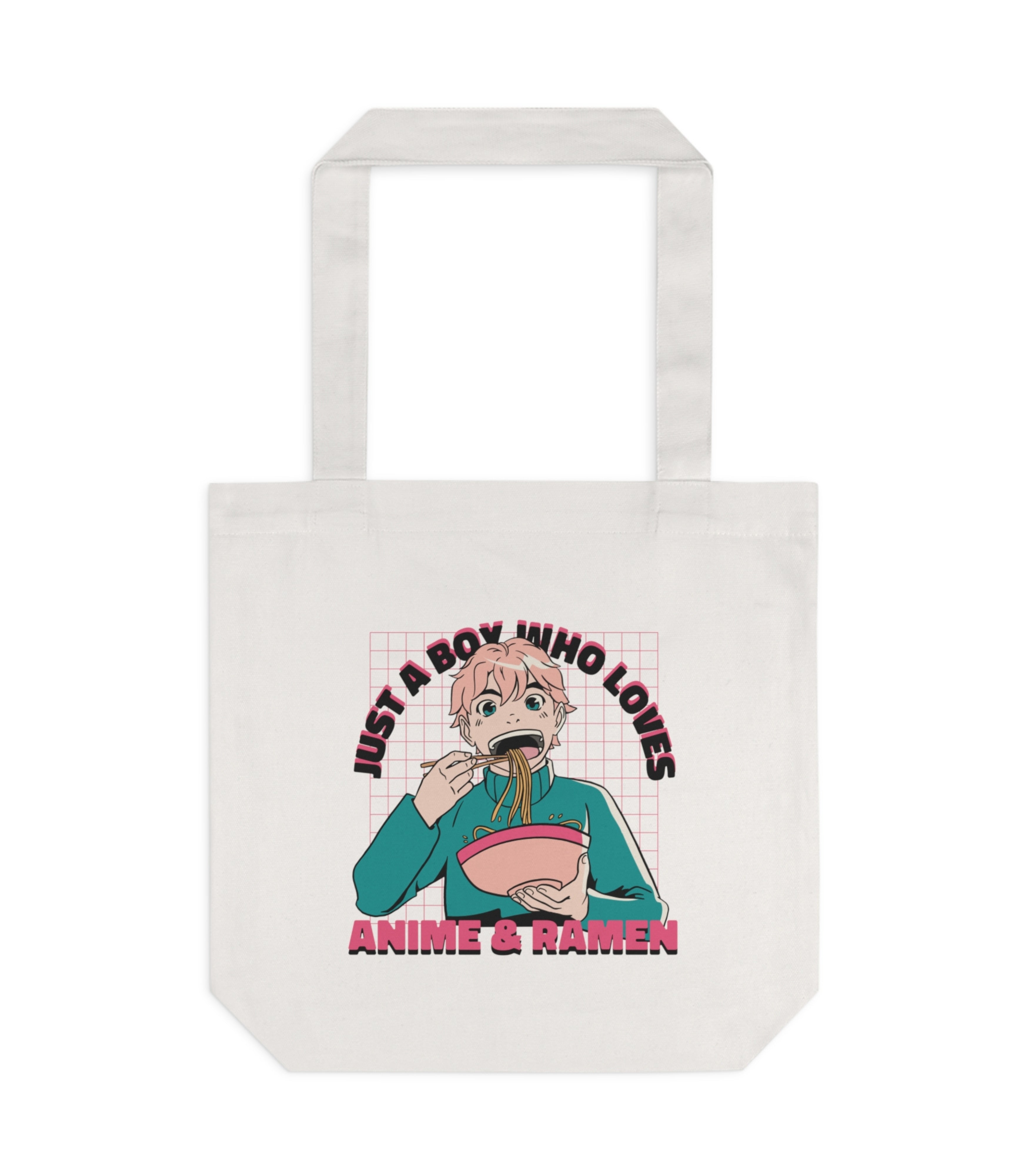 Just A Boy Who loves Anime and Ramen Tote Bag