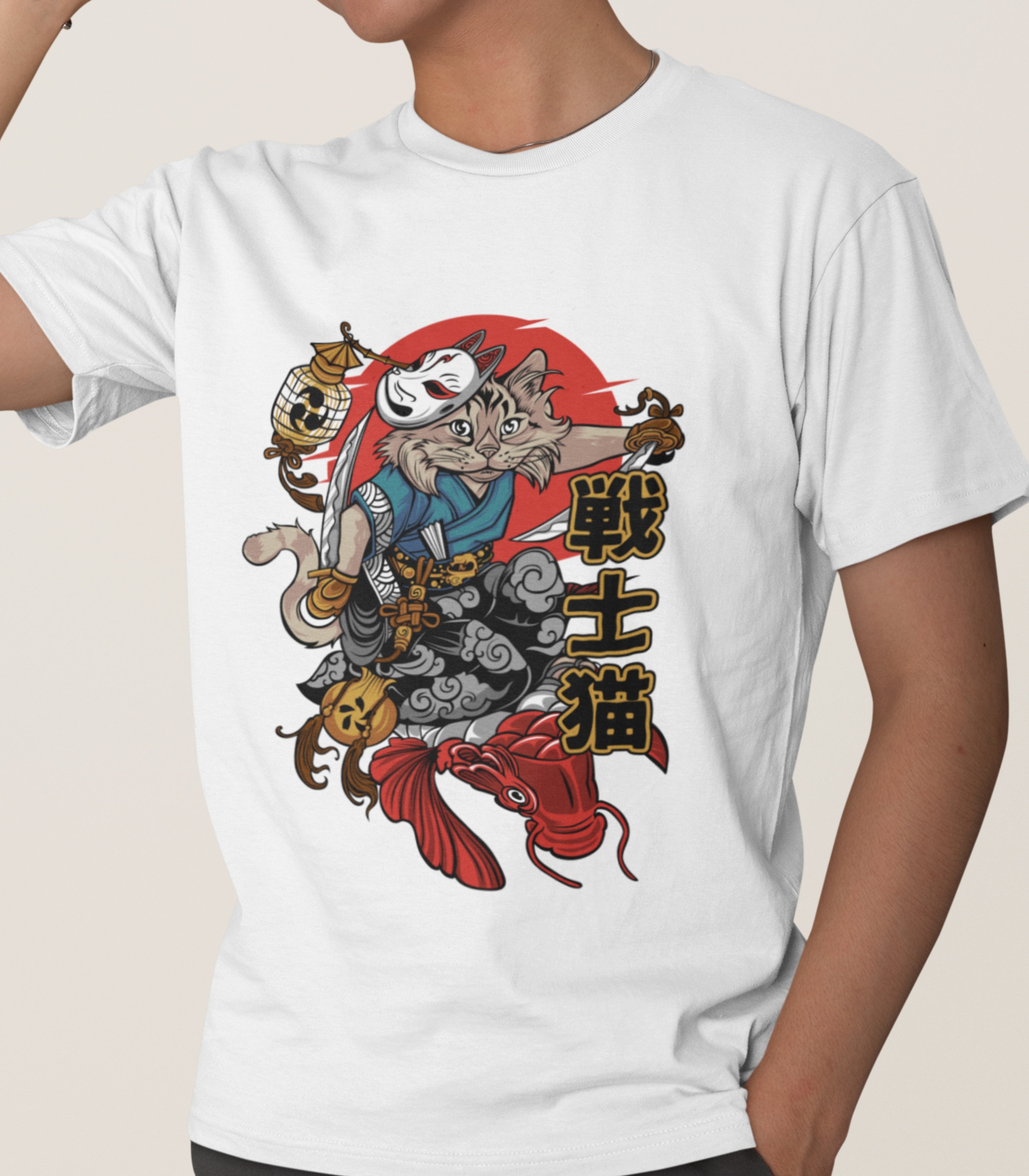 Samur-Neko Warrior T-Shirt