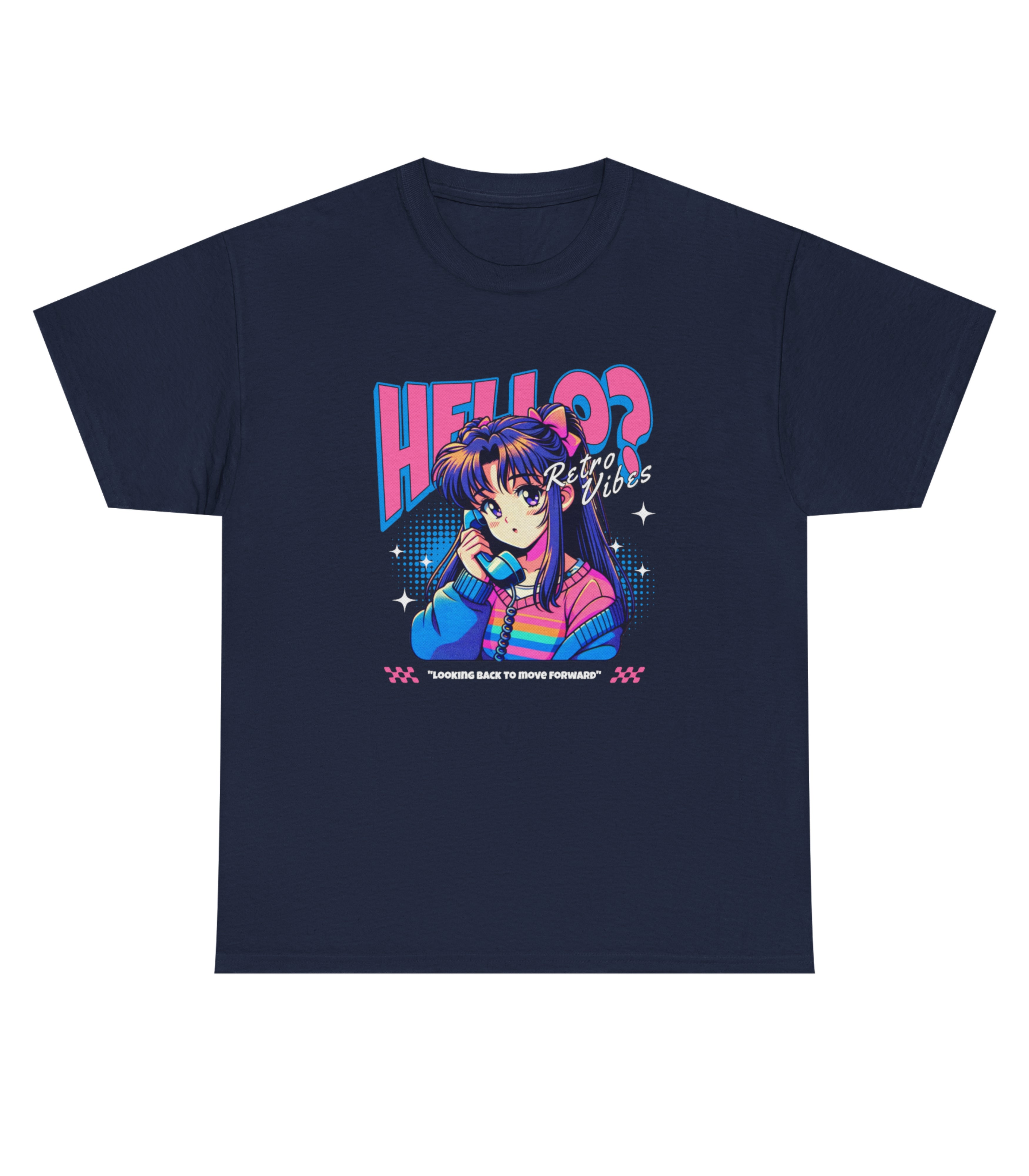 Hello? Retro Vibes Anime T-Shirt