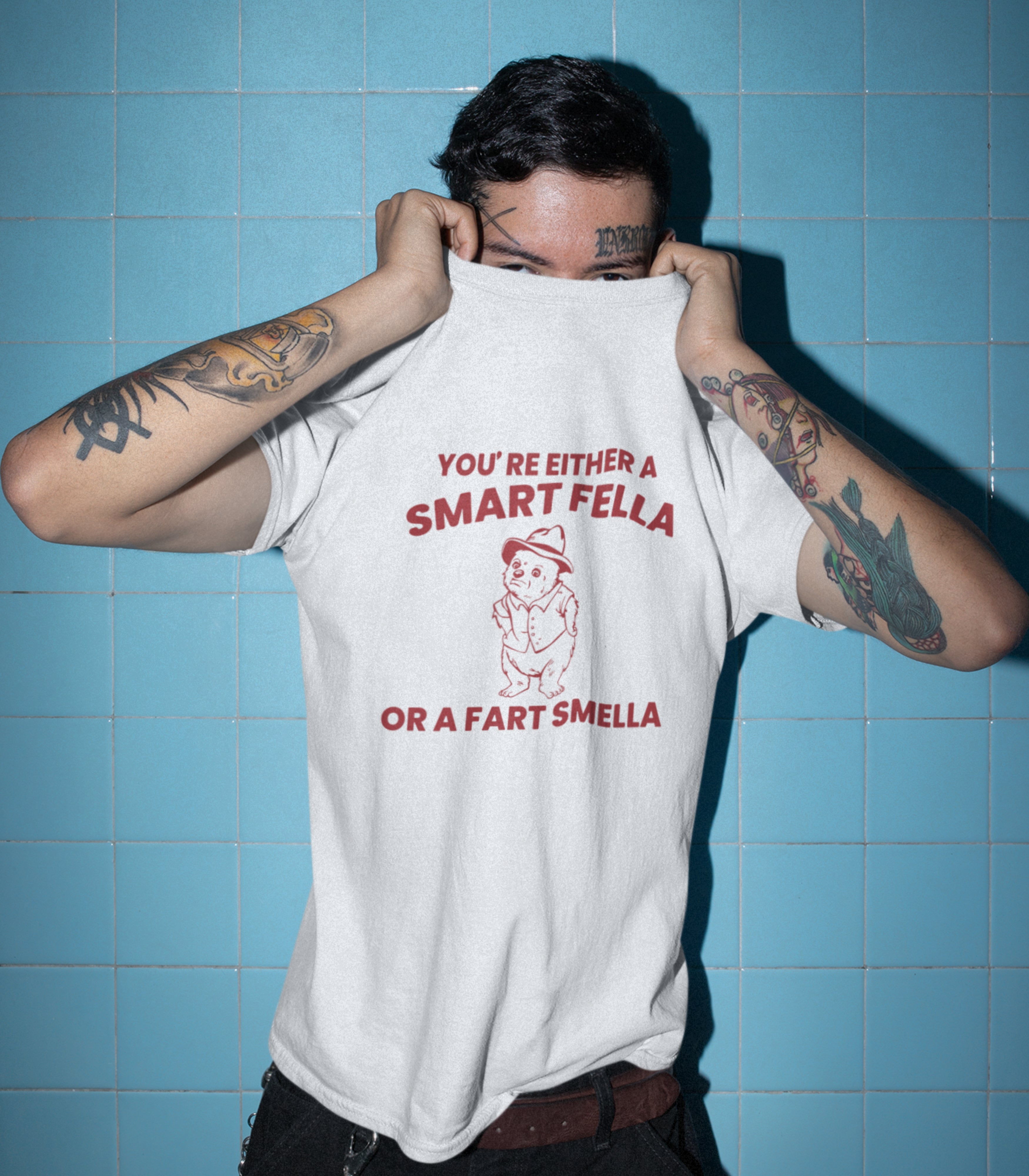 You Are Either A Smart Fella Or A Fart Smella T-Shirt